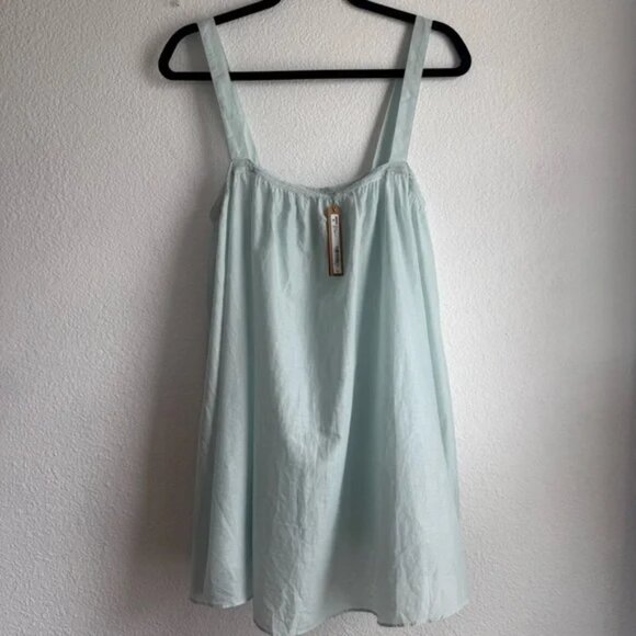 Skims Voile Mini Dress – Frost (Light Blue) Size L NWT - Picture 1 of 6